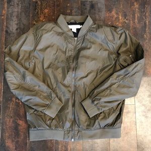 H&M Olive Green Bomber Jacket